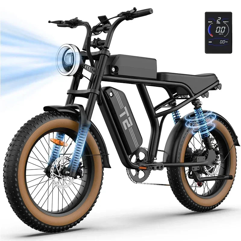 Urlife T2 E-Bike City Commuter 500W 48V 15.6Ah Battery