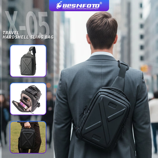 Besnfoto Waterproof Hardshell Camera Backpack For Sony A7 And Canon R