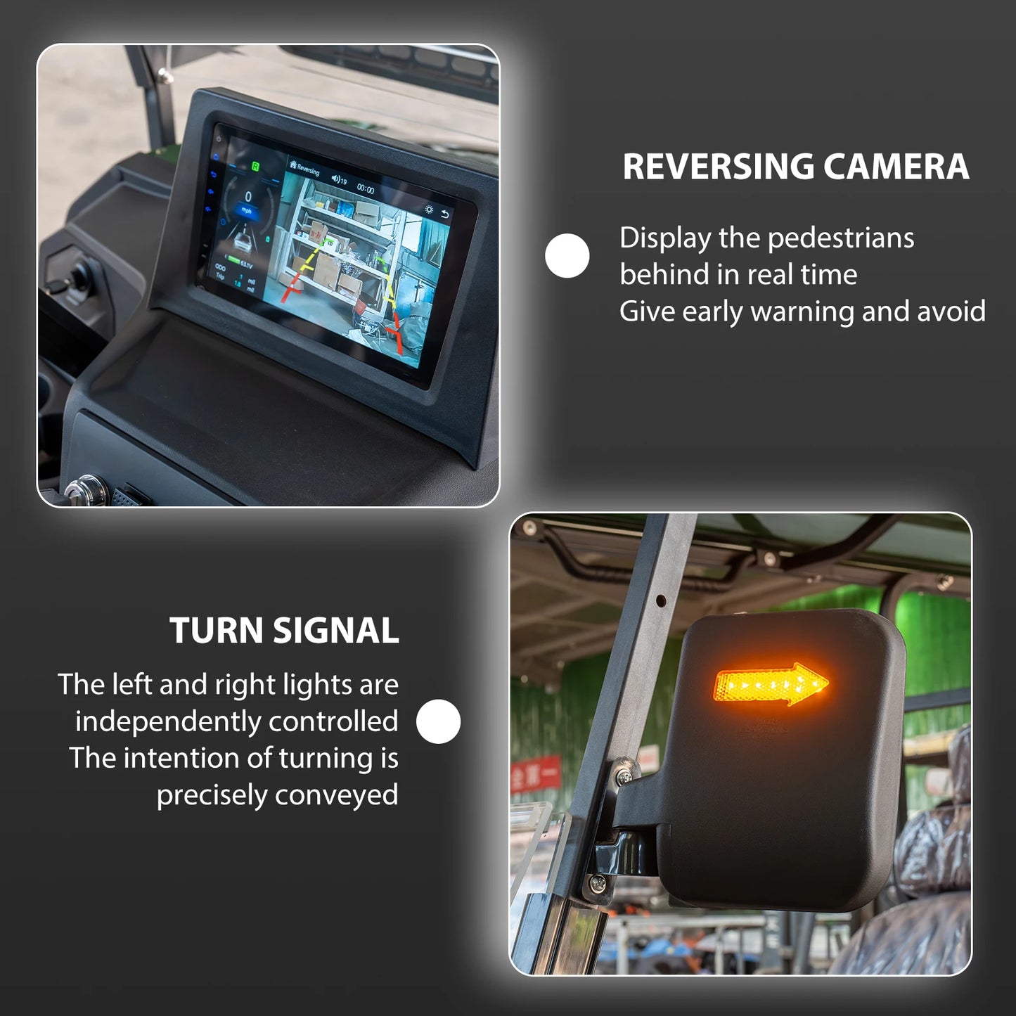 NONED 60V Electric Golf Cart With 5KW Motor And Suspension