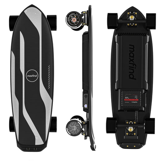 Maxfind Cyber Mini Air Electric Skateboard With Remote Lights