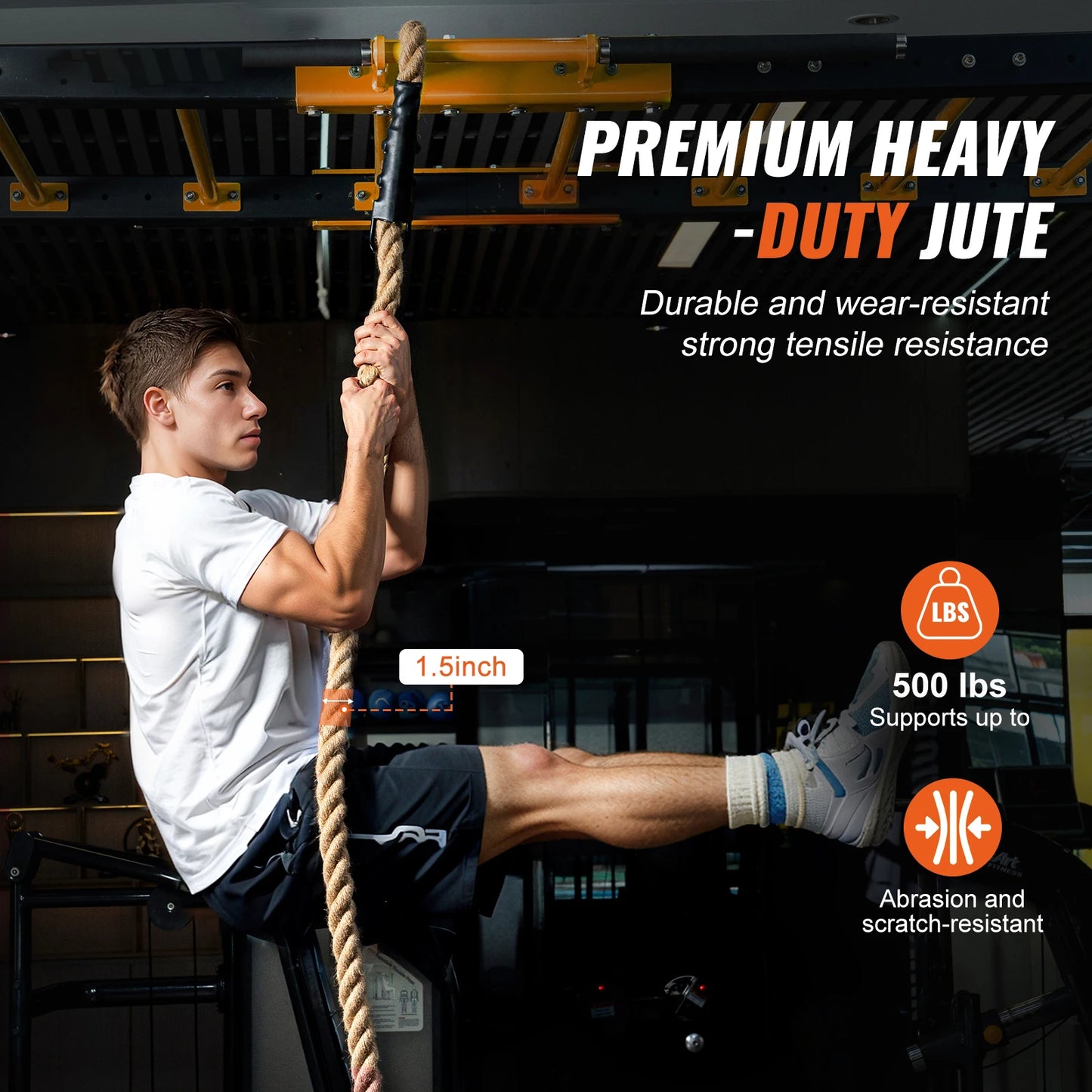 SucceBuy Gym Climbing Rope for Fitness Training and Workouts