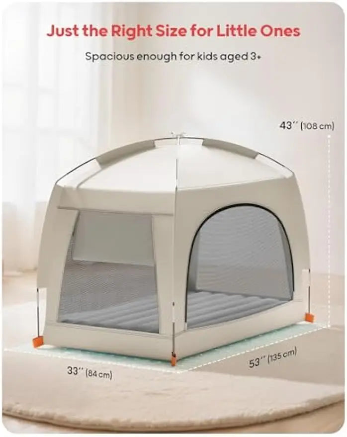 Inflatable Toddler Travel Bed With Tent Portable Air Mattress