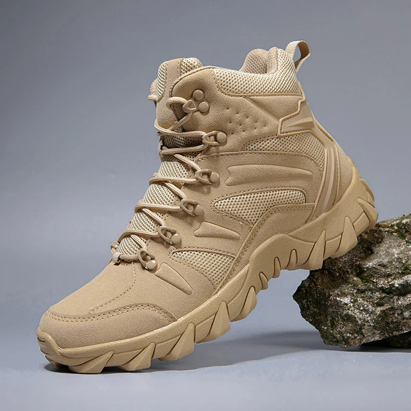 Louis KADHRCN Men's Casual Tactical Boots Lightweight Side Zipper