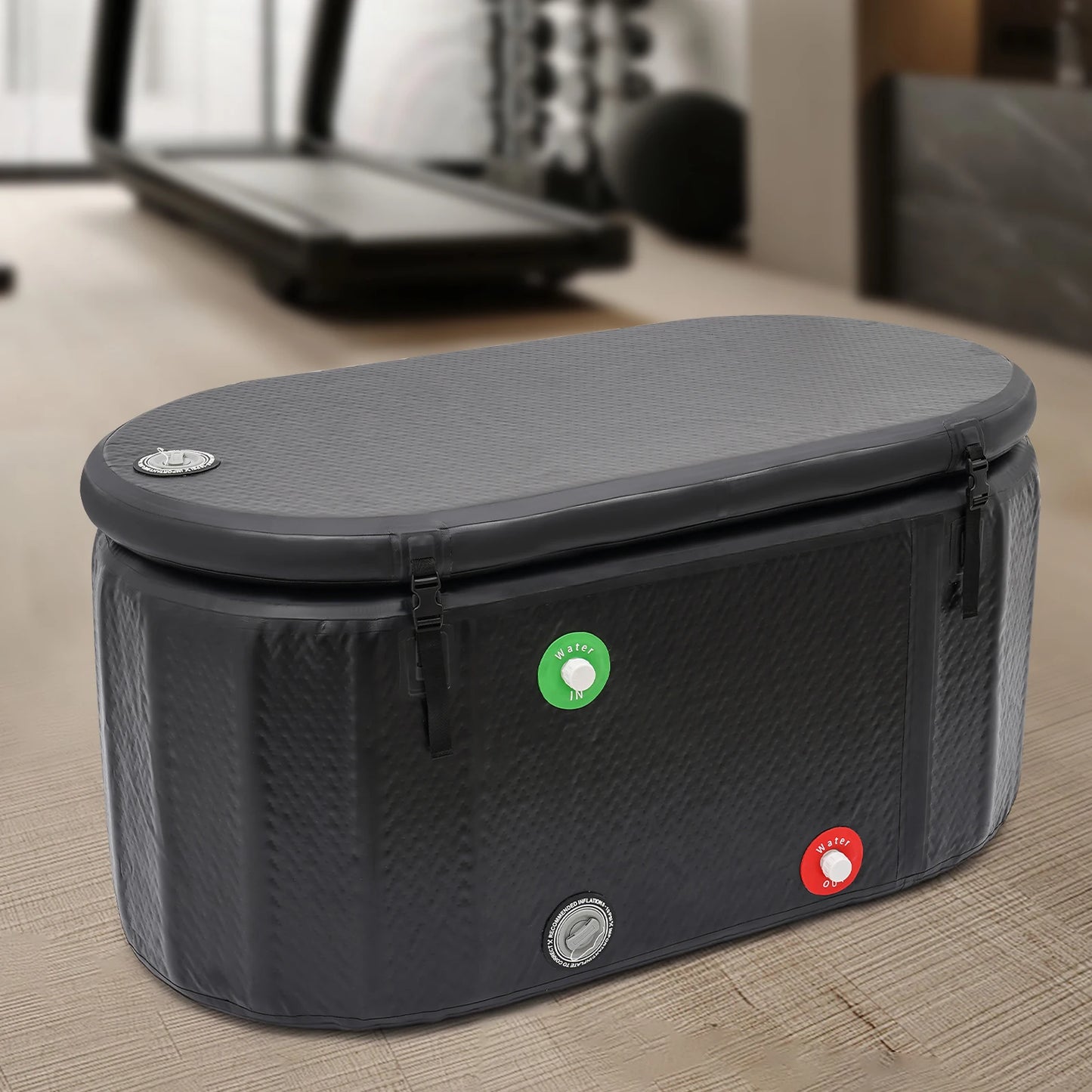 Inflatable Ice Bath Tub For Athletes Recovery With Pump 370L