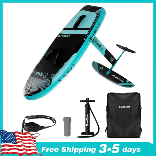 Lucid Ice Inflatable Hydrofoil Surfboard For Water Sports