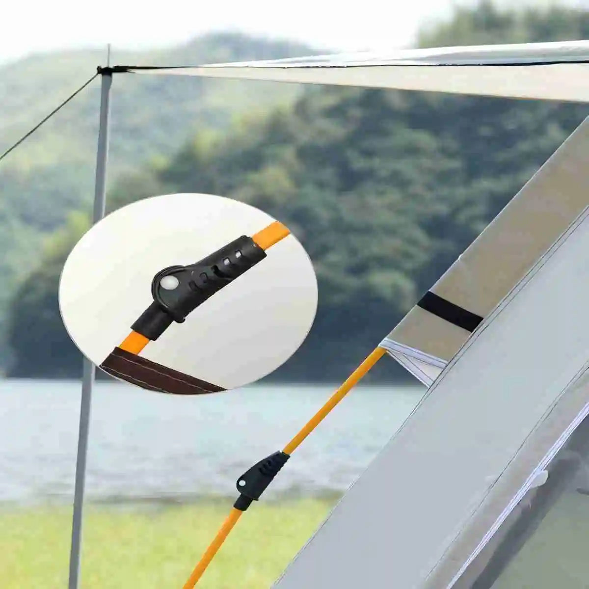 Pakicetus Outdoor Automatic Pop Up Camping Tent With Dual Doors And Windows