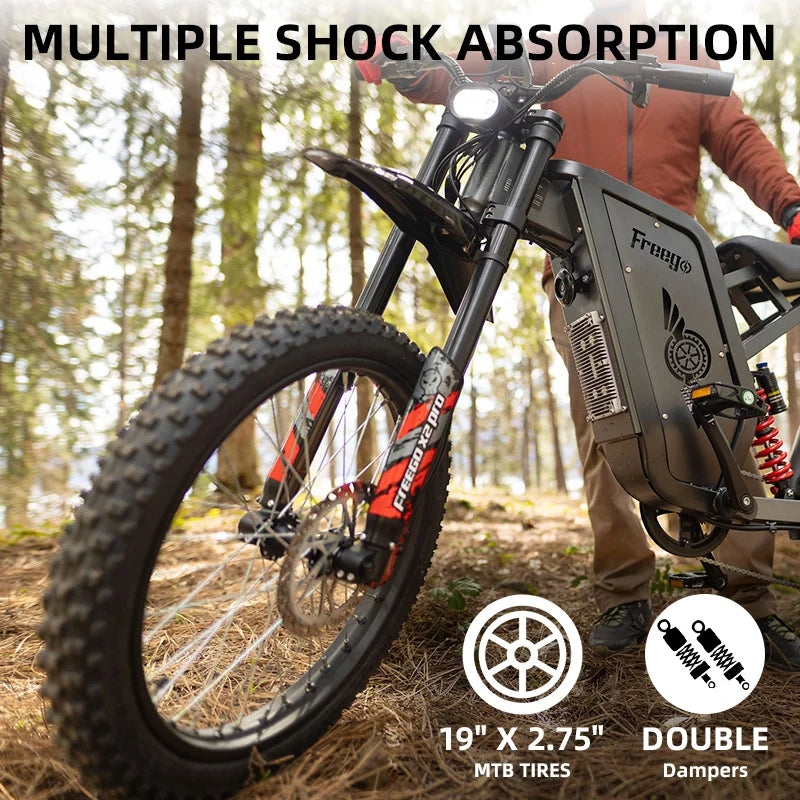 Freego X2 Pro Electric Off Road Mountain Bike With 6000W