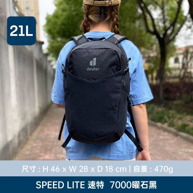 Deuter Speed Lite Hiking Bapa Outdoor 3 7 2L ex oulder Bag with Water Bottle Holder Vietnam Made Outdoor Functio...