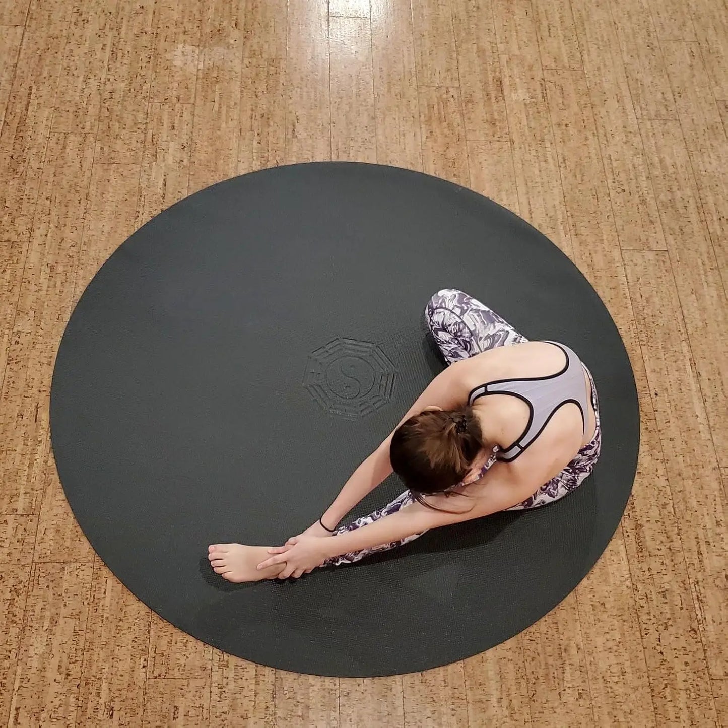 Large Round Yoga Mat For Meditation And Tai Chi Non-Slip
