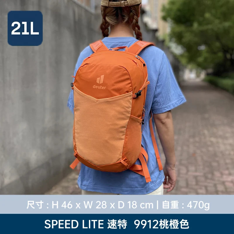 Deuter Speed Lite Hiking Bapa Outdoor 3 7 2L ex oulder Bag with Water Bottle Holder Vietnam Made Outdoor Functio...