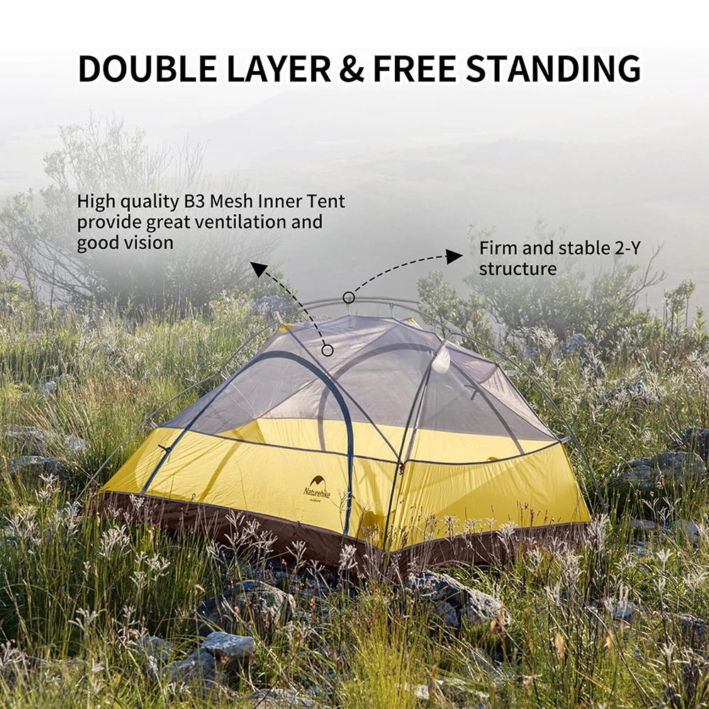 Naturehike Star River Ultralight Two Person Waterproof Tent Four Seasons