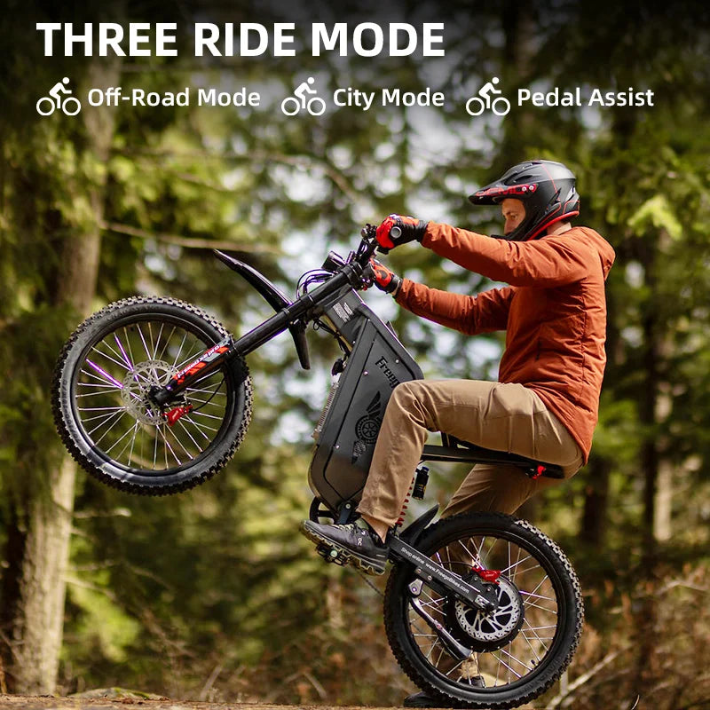 Freego X2 Pro Electric Off Road Mountain Bike With 6000W