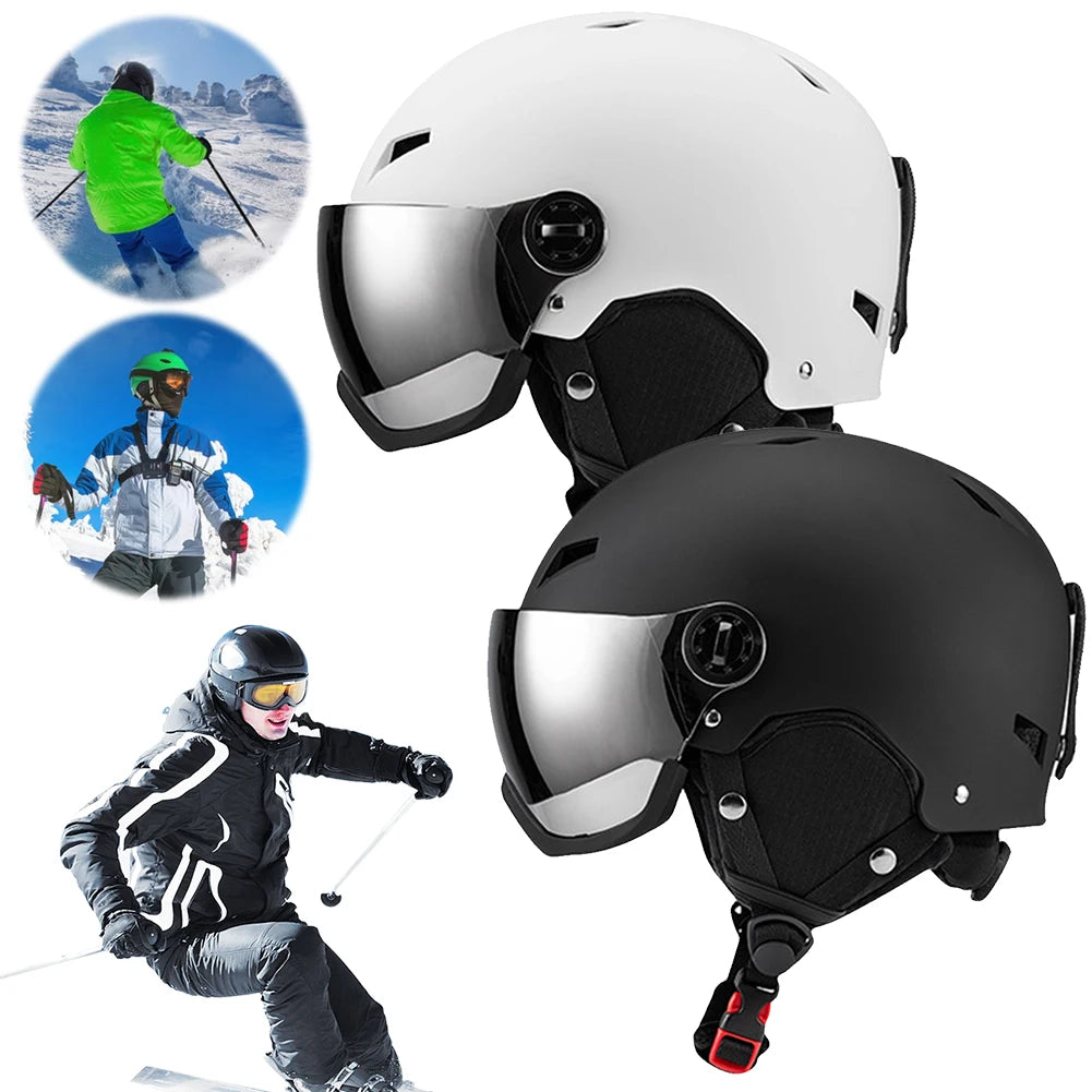 APWIKOGER Snowboard Helmet With Goggles For Men Women Youth