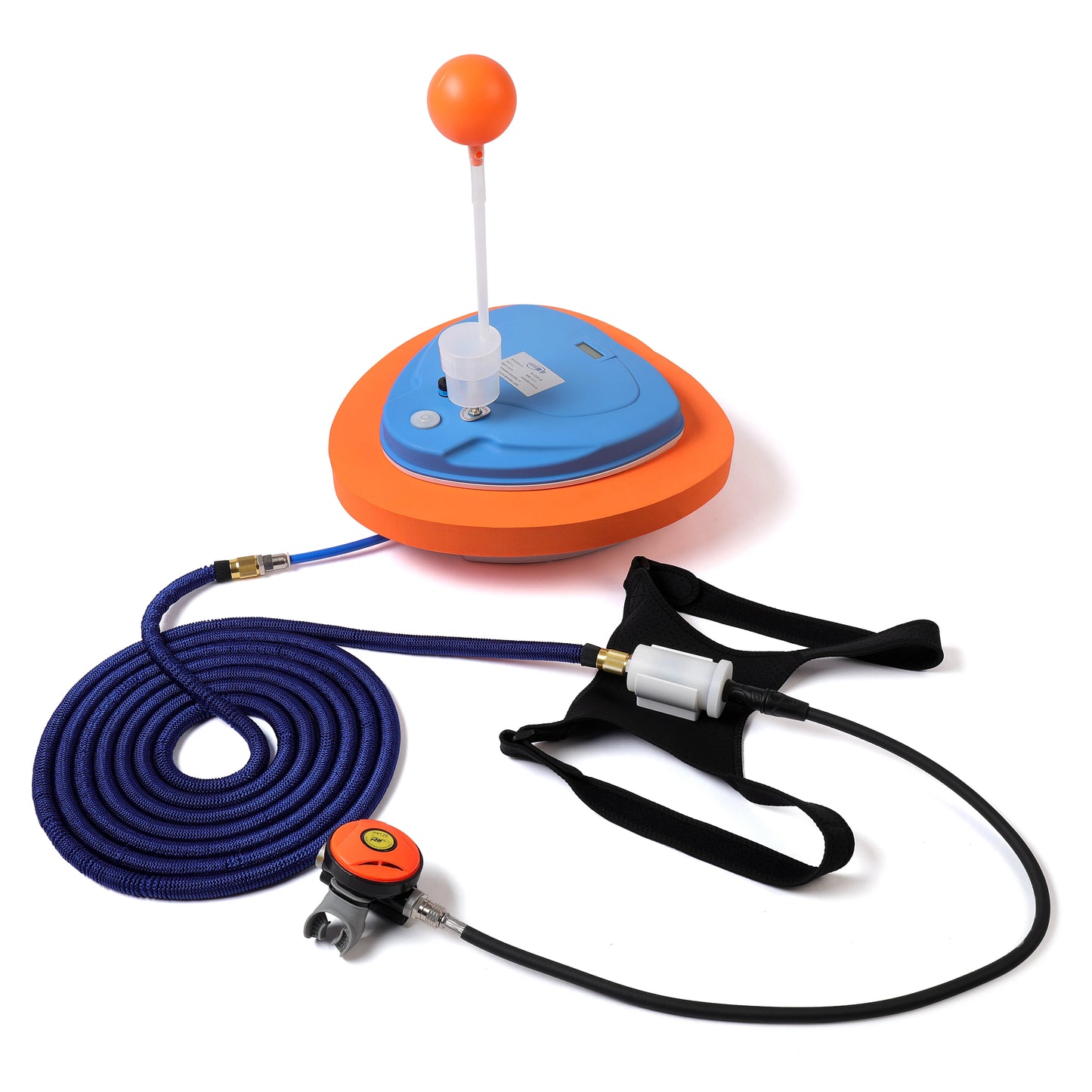 TUDIVING Scuba Diving Ventilator Portable Rechargeable Tank With Regulator