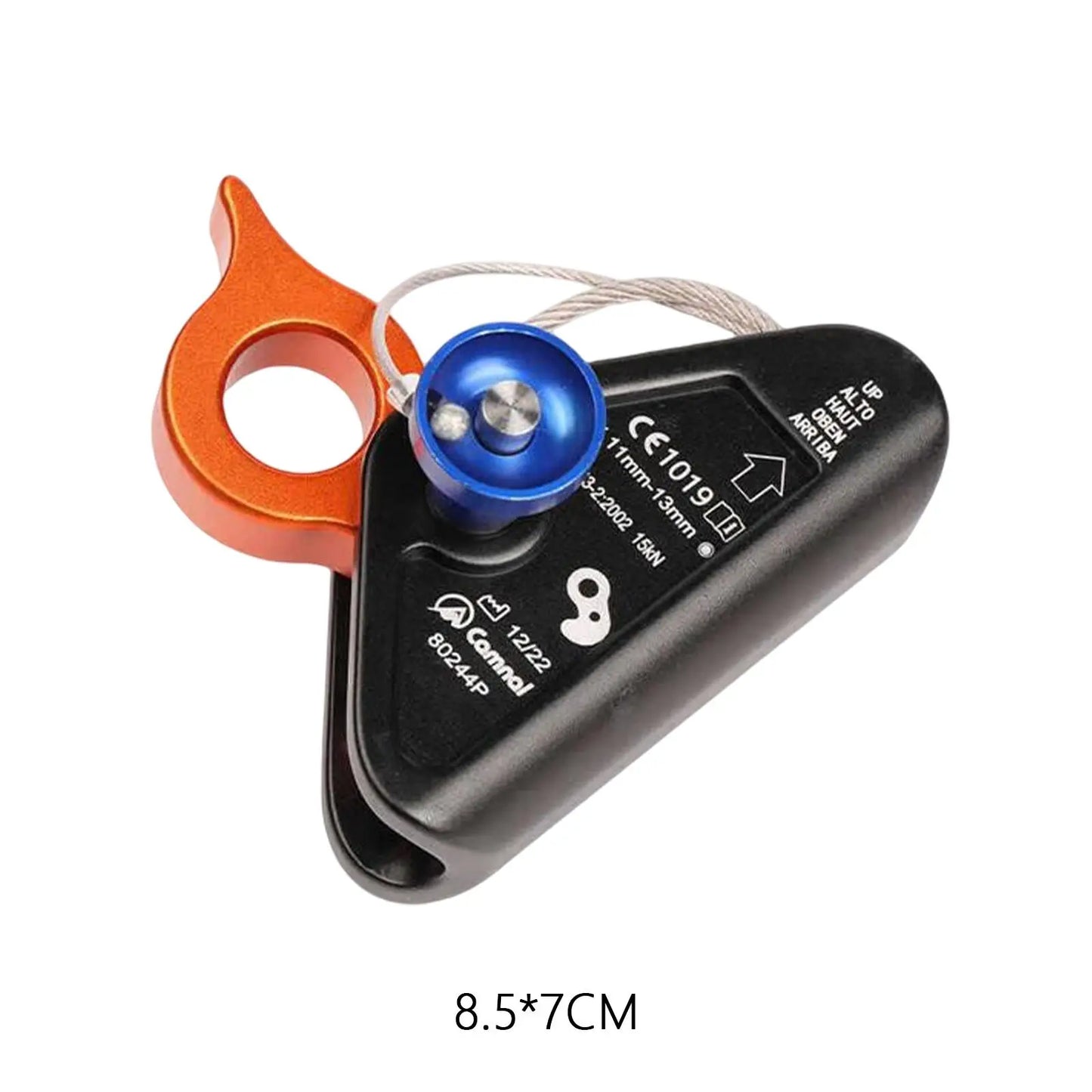 Rope Grab Ascender Fall Protection Riser Adjuster for Rock Climbing