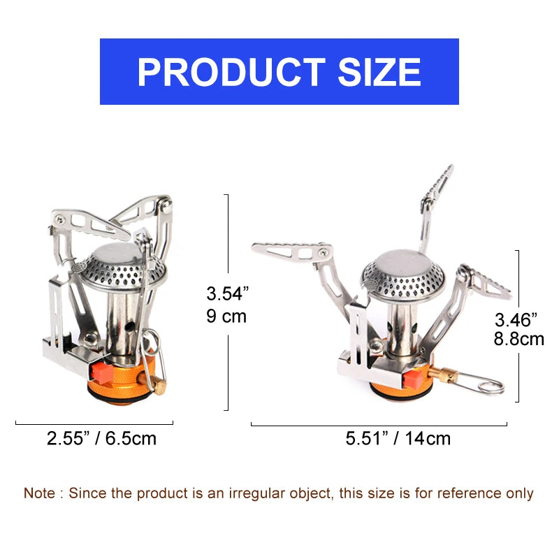Widesea Camping Cookware Set Outdoor Tableware Portable Pot And Stove
