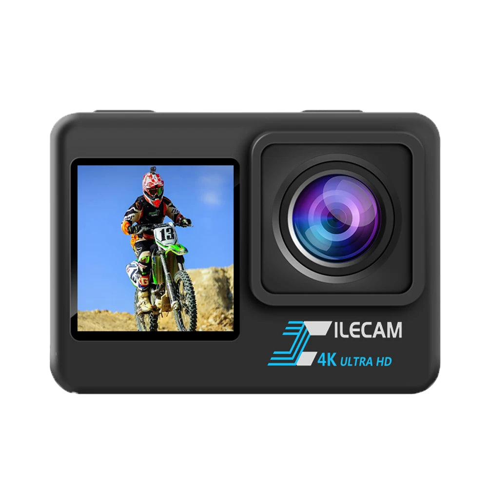 Shunmaii 4K Action Camera For Bicycle Waterproof Anti Shake