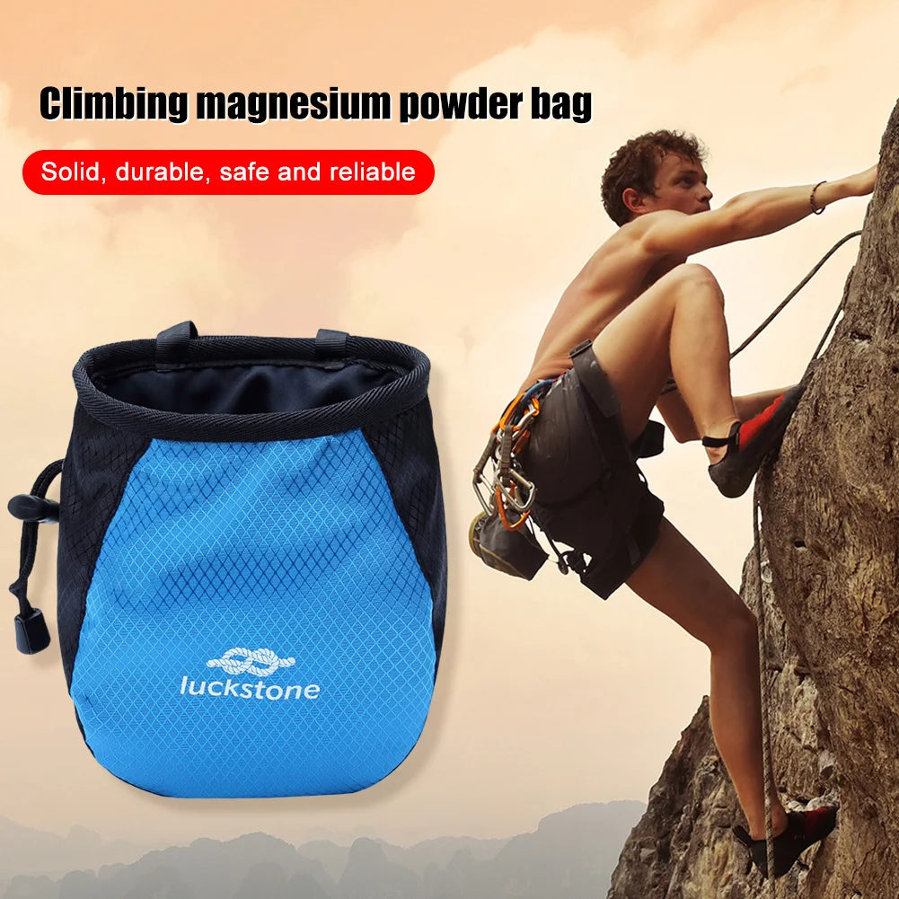 JOCESTYLE Chalk Bag For Outdoor Climbing Waterproof Polyester Adjustable Belt