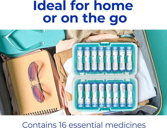 Travel First Aid Kit With Homeopathic Medicines Portable