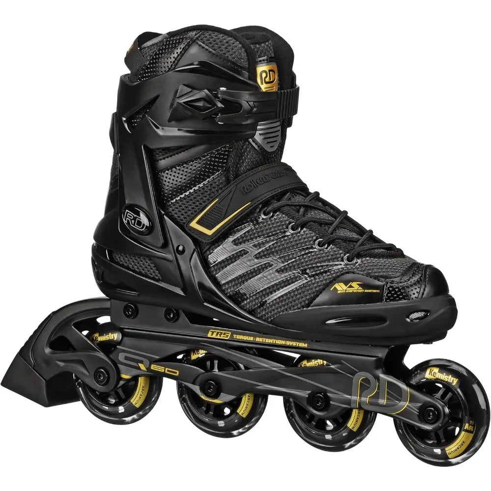 Roller Derby AERIO Q-60 Men's Roller Skates Quad Inline Skating Shoes for Adults