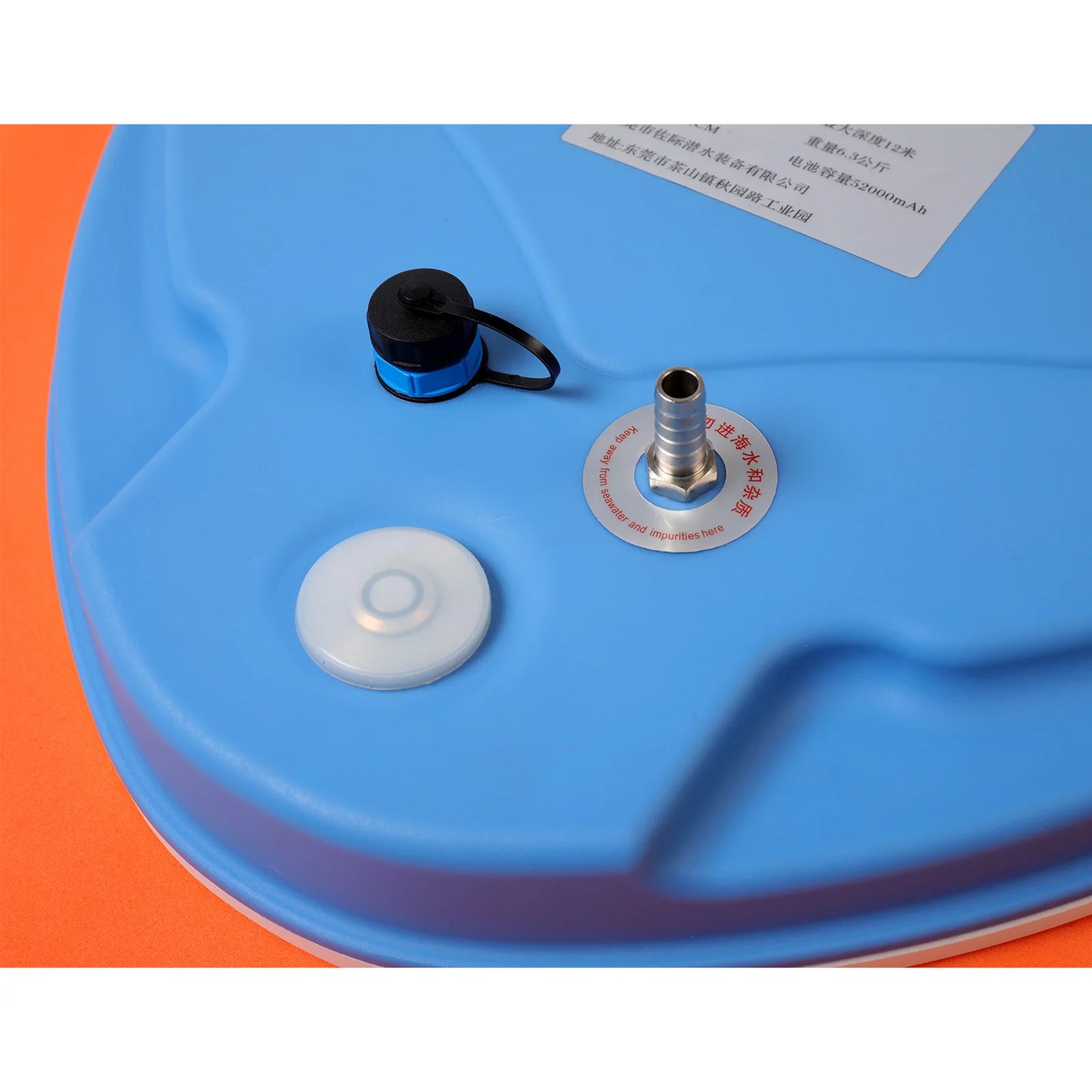 TUDIVING Scuba Diving Ventilator Portable Rechargeable Tank With Regulator