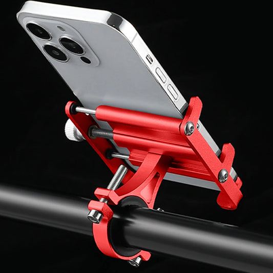 Bicycle Phone Holder Aluminium Alloy Adjustable Nonslip Mount