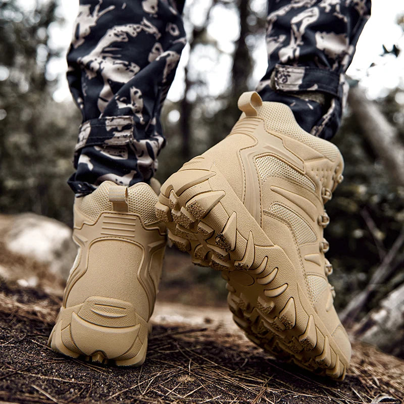 Louis KADHRCN Men's Casual Tactical Boots Lightweight Side Zipper