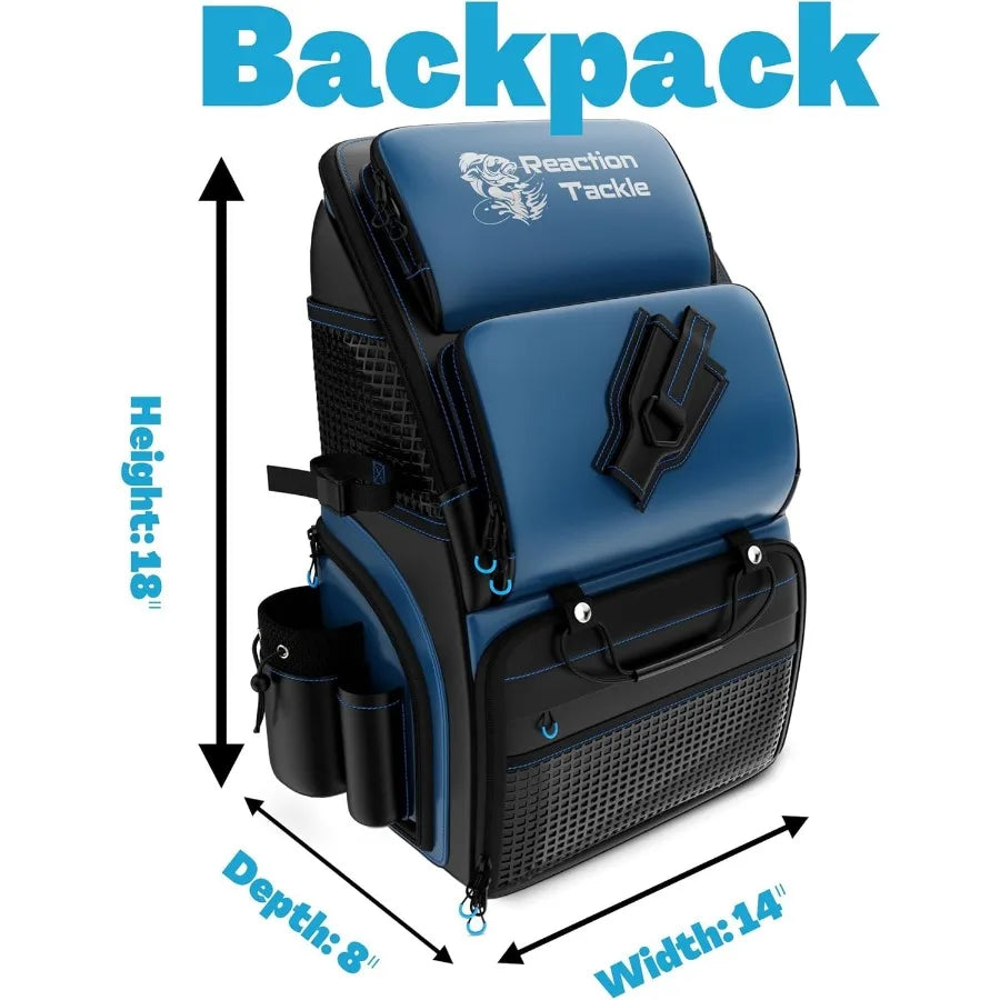 Fishing Tackle Bag For Saltwater With Waterproof 1000D PVC