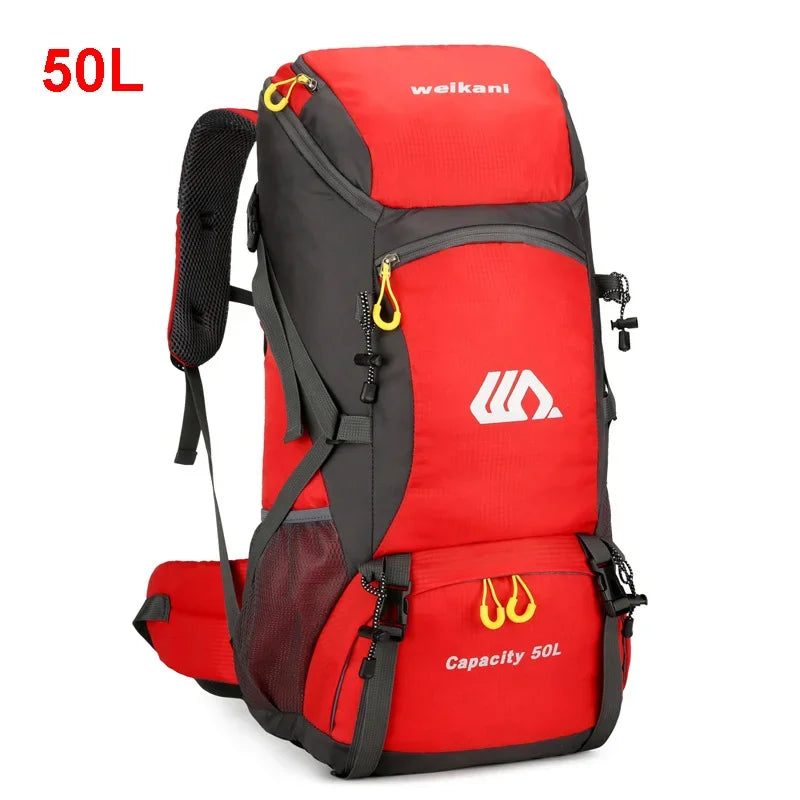 Scione Waterproof Travel Backpack Unisex For Outdoor Hiking And Camping