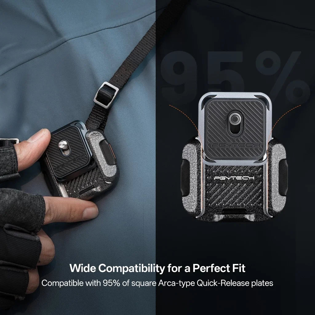 PGYTECH Shoulder Strap Quick Release Clamp For Cameras And Gear