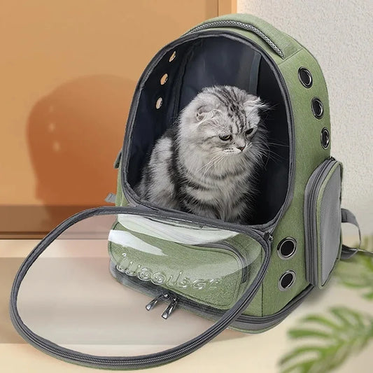 Breathable Cat Carrier Backpack For Cats And Small Dogs
