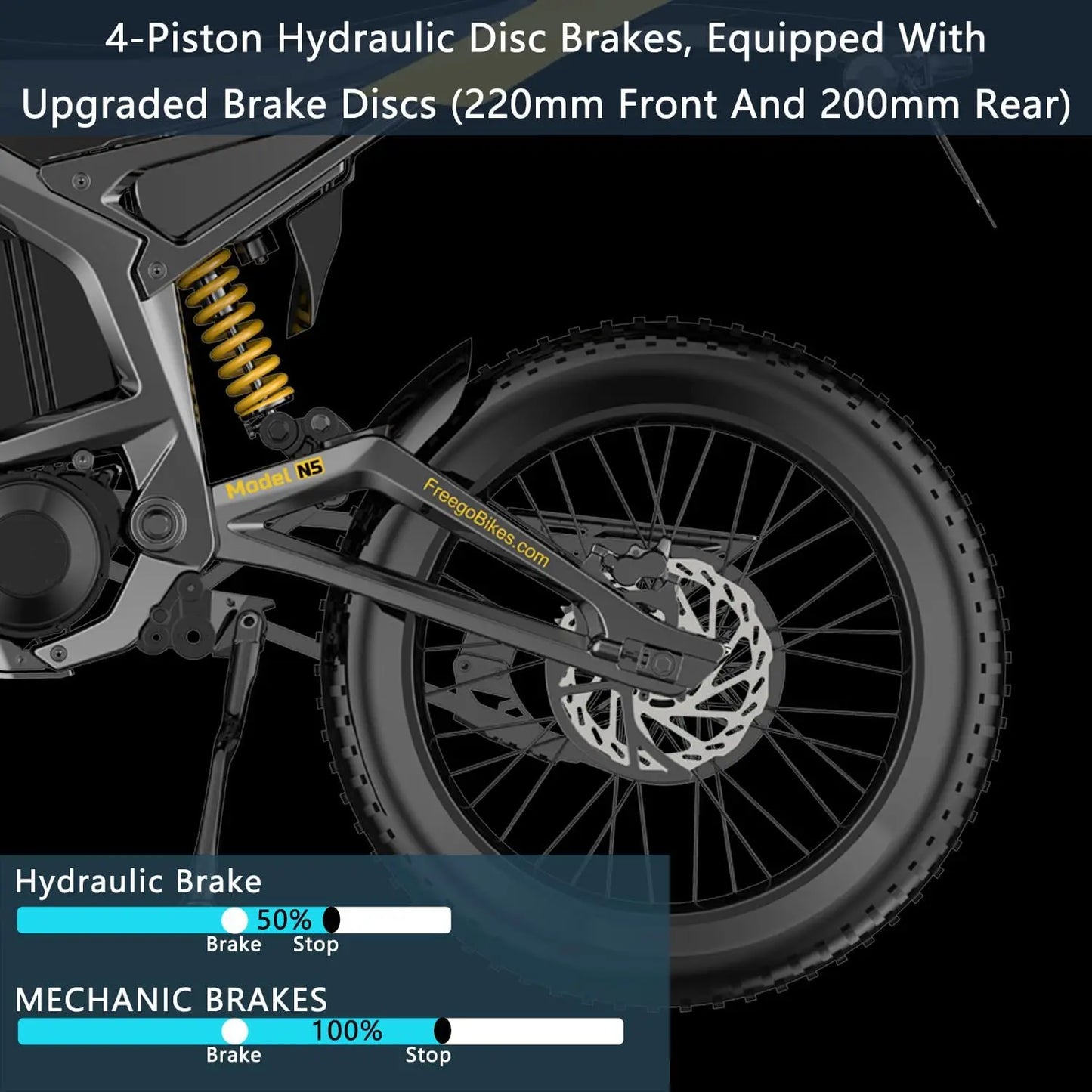 Freego 8000W Electric Dirt Bike Mid Drive Off Road Ebike