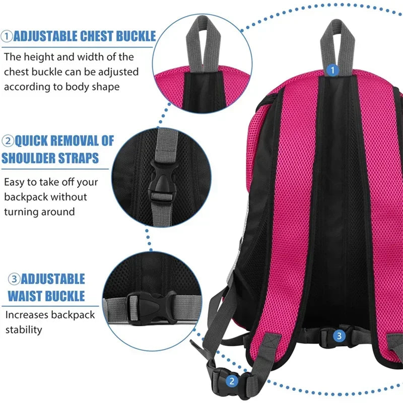 VOFORD Foldable Pet Carrier Backpack Cat Dog Travel Bag