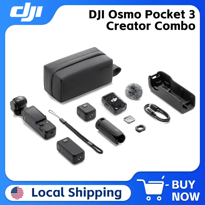 DJI Osmo Pocket 3 Creator Combo Handheld Stabilized Camera