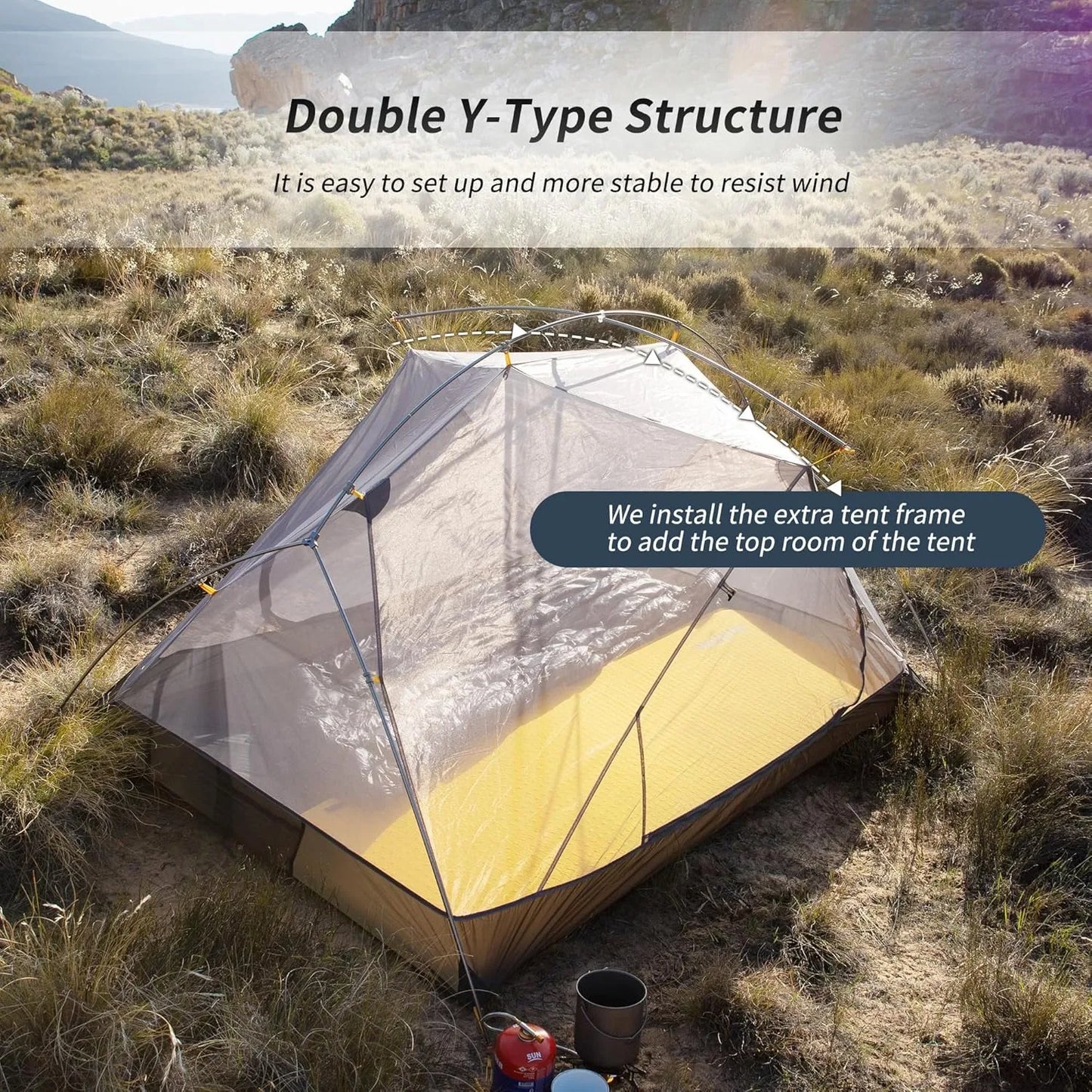 Naturehike Mongar Ultralight Tent Waterproof PU3000mm