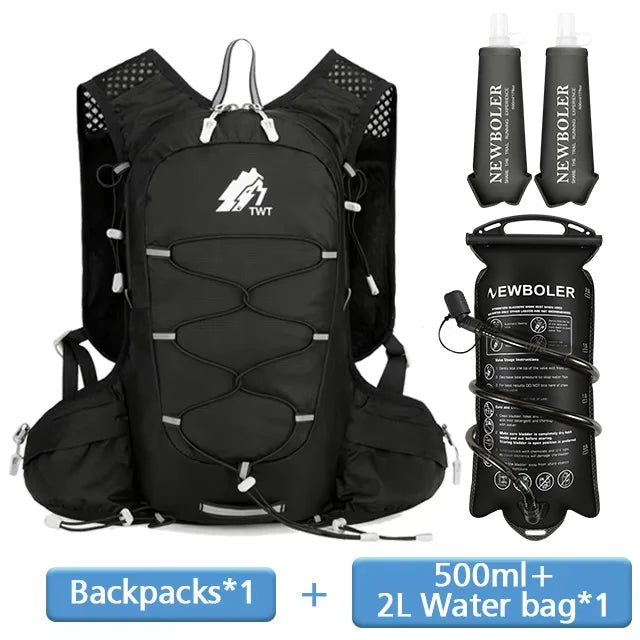 NEWBOLER Lightweight Outdoor Backpack Hydration Compatible For Hiking Cycling