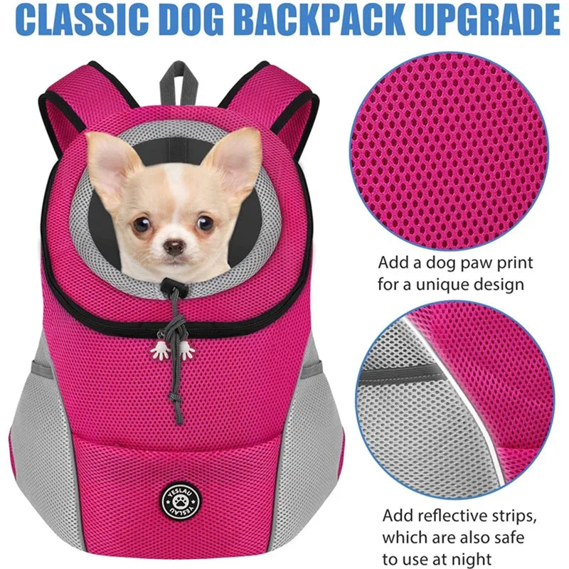 VOFORD Foldable Pet Carrier Backpack Cat Dog Travel Bag