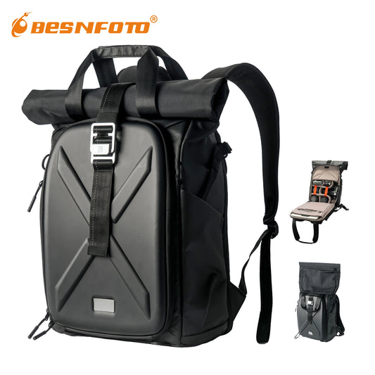 Besnfoto Waterproof Hard Shell Photography Backpack For Drones And DSLR