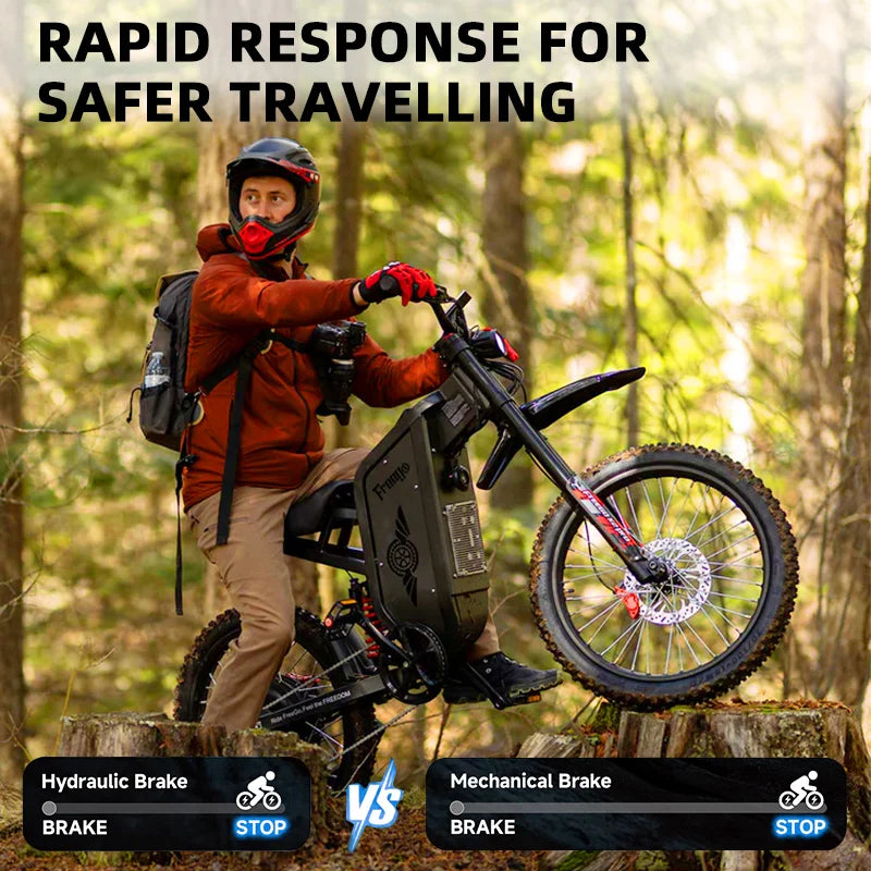Freego X2 Pro Electric Off Road Mountain Bike With 6000W