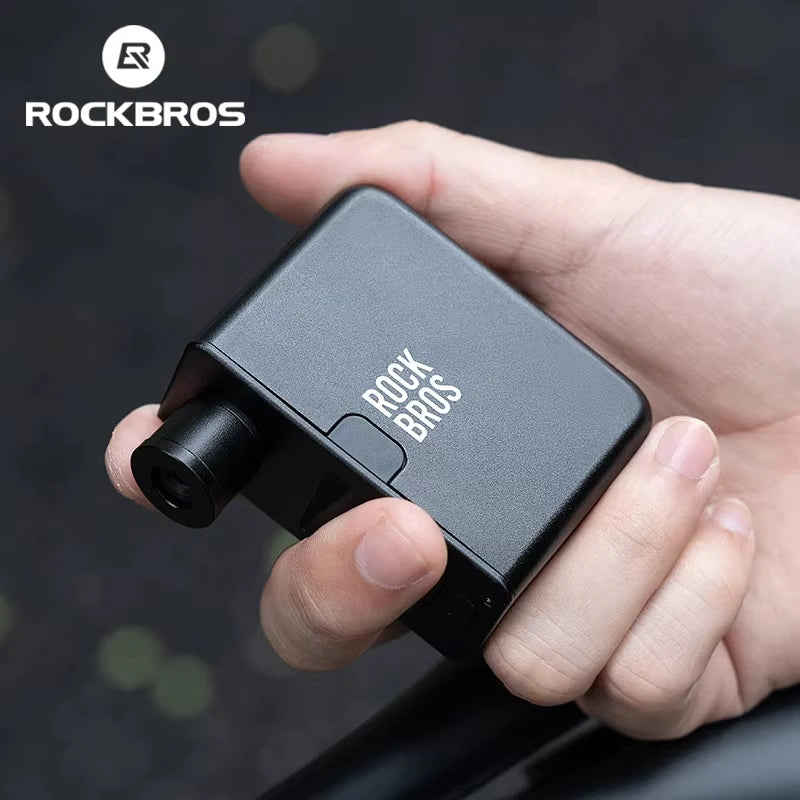 ROCKBROS Portable Electric Bicycle Pump 120 PSI Type-C Tire Inflator