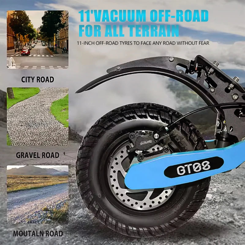 Arwibon 5600W Dual Motor Electric Scooter 46 MPH Top Speed