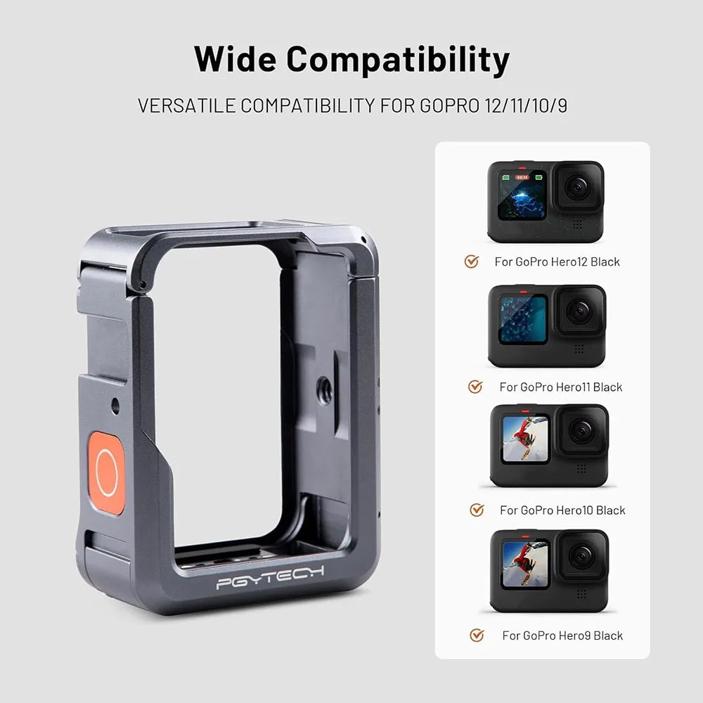 PGYTECH GoPro 12 11 Aluminum Alloy Camera Cage Pro