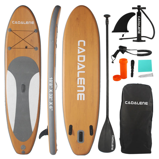 CADALENE Inflatable Stand Up Paddleboard With Premium Accessories