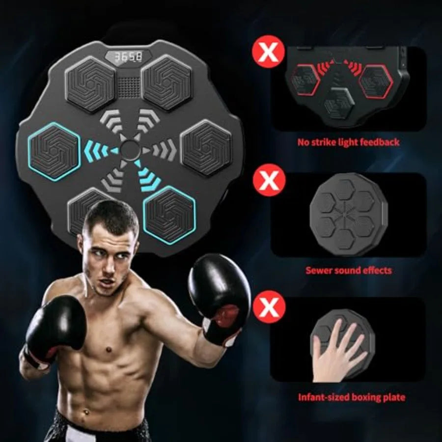 SHXI Wall Mounted Bluetooth Boxing Trainer With Gloves And Target