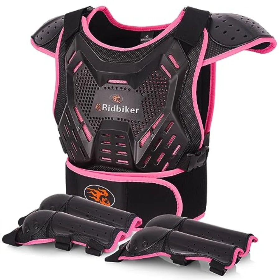 Dirt Bike Motocross Chest Protector With Elbow And Knee Guards