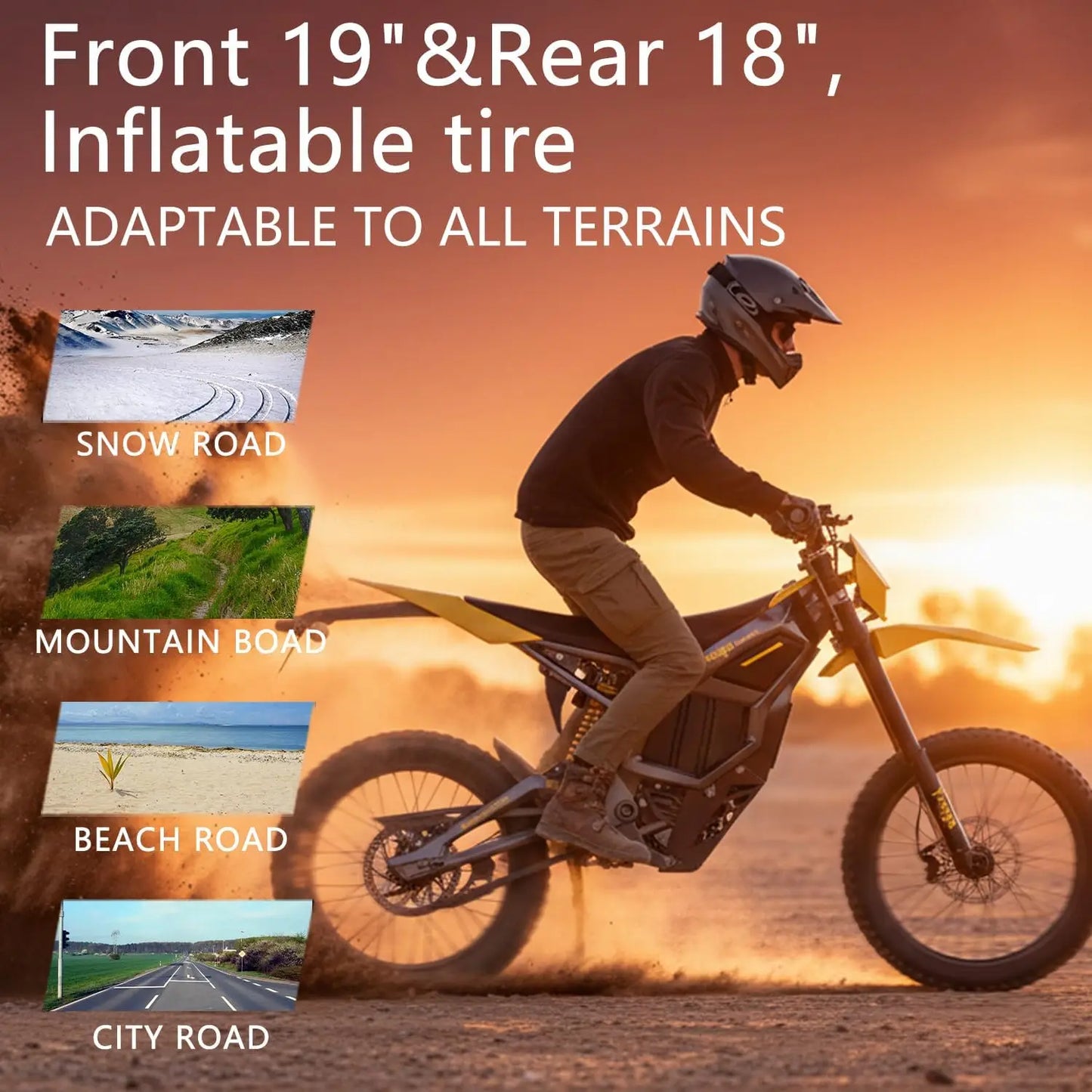 Freego 8000W Electric Dirt Bike Mid Drive Off Road Ebike