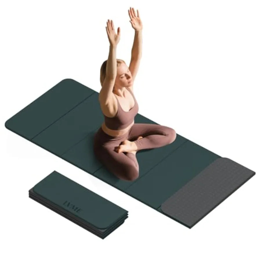 Foldable Yoga Mat Non Slip For Travel And Camping Portable