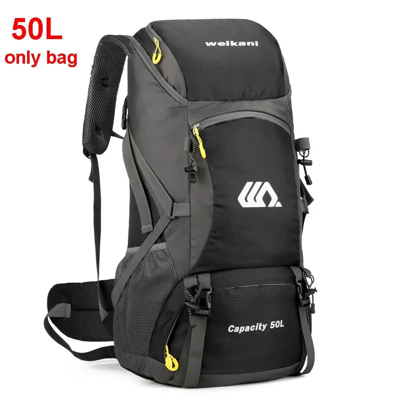 Scione Waterproof Travel Backpack Unisex For Outdoor Hiking And Camping