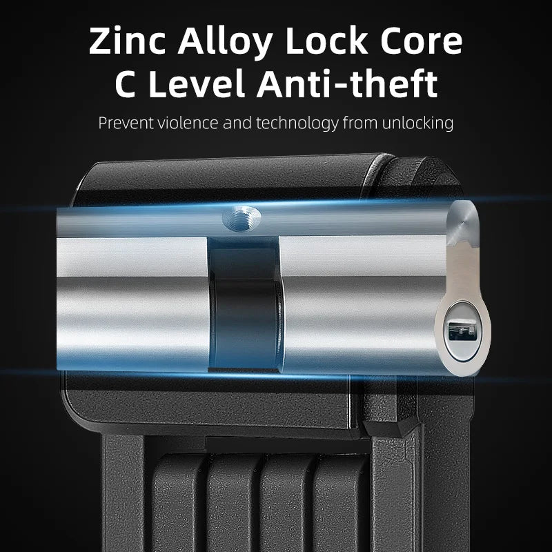 West Biking Anti Theft Folding Lock for Bicycle and Scooter
