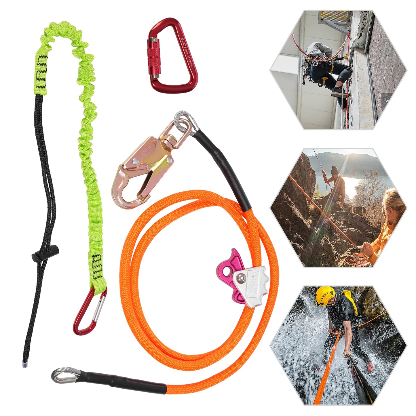 Sling Tree Descent Rope With Triple Locking Carabiner
